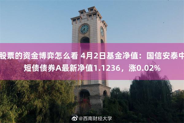 股票的资金博弈怎么看 4月2日基金净值：国信安泰中短债债券A最新净值1.1236，涨0.02%
